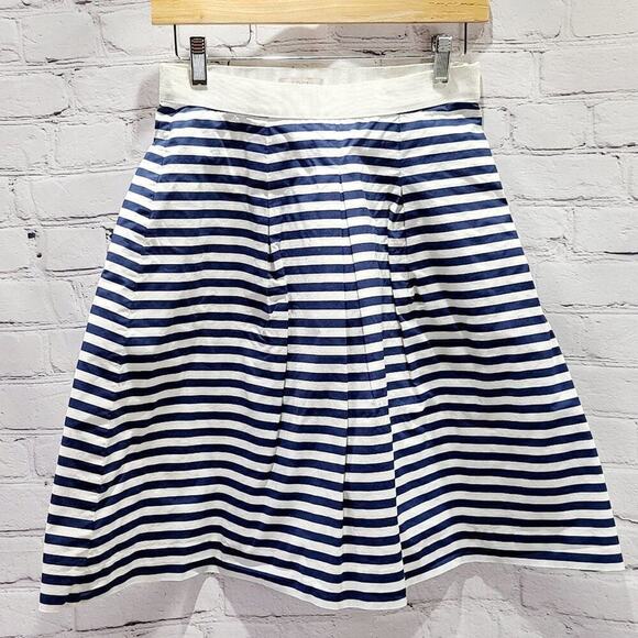 LOFT black and white stripped midi skirt - Picture 6 of 14